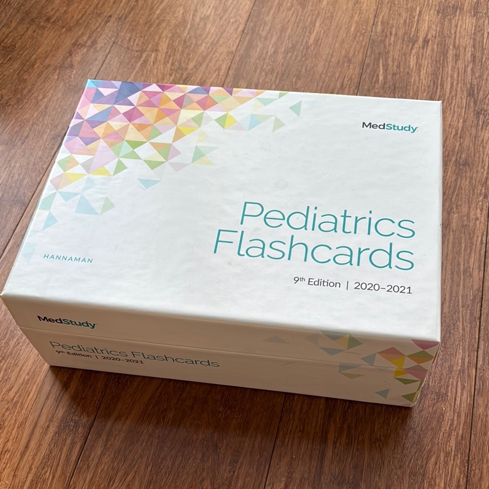 MedStudy Pediatrics Flashcards 9th Edition 2020-2021